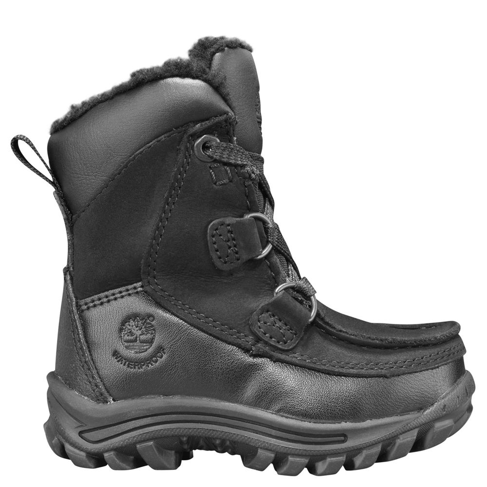 Bota Neve Crianças - Timberland Toddler Chillberg Impermeavel - ZSQDH8964 - Pretas